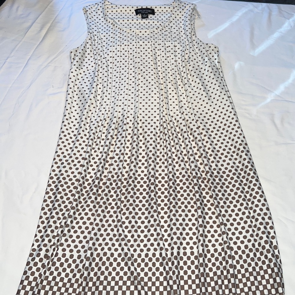 Ombré polka dot dress